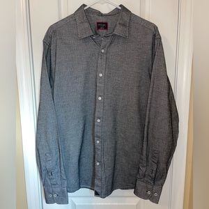 Men’s XL Gray UNTUCKit long sleeve button up shirt